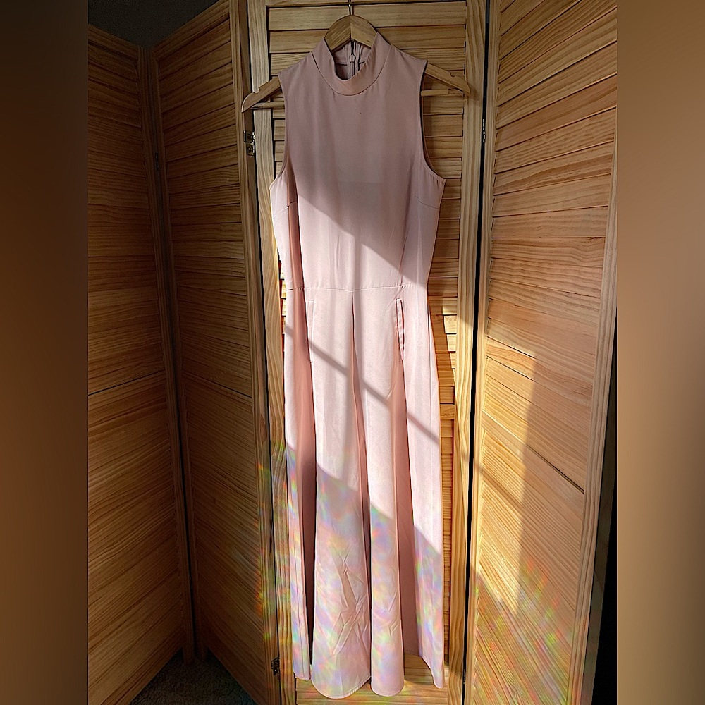 ASOS Sleeveless Jumpsuit in Blush, Size 4